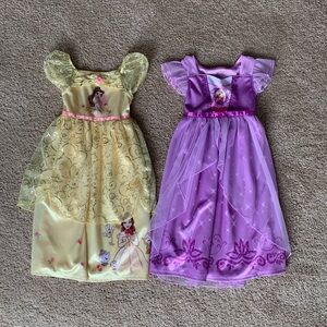 Disney princess dresses- Belle and Rapunzel